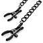 Затискачі для сосків Bedroom Fantasies Nipple Clamps With Chain - Black - мініатюра 3