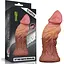 Фаллоимитатор Dual-Layered Silicone Nature Cock 7.0'' 18 см коричневый - миниатюра 1