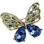 Брошь Бабочка женская брошь-булавка (84946786) - миниатюра 1