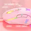 Компьютерная мышка Onikuma для ПК и ноутбука C15 Pro 6400 DPI проволочная с RGB подсветкой 7 кнопок Розовый - миниатюра 6
