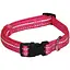 Ошейник для собак Croci Soft Reflective светоотражающий из нейлона 35-55 см розовый - миниатюра 1