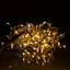 Новорічна гірлянда вулична Бахрома GarlandoPro 6 м 105 LED білий провід Жовте світло 6МWY - мініатюра 1