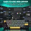 Клавиатура игровая механическая AULA WIN-60 HE-Max Black-Grey-Yellow Magnetic switch ENG/UKR - миниатюра 8