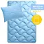 Набор Ideia NordicBlue одеяло и подушка, полуторный, искусственный пух, 140х210 см голубой (8-36201) - миниатюра 3