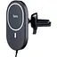Холдер Hoco CA90 Powerful magnetic wireless charging car holder Черный - миниатюра 1