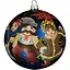 Ялинкова прикраса Різдвяні історії Родина колядників куля скло (4820001106725) - мініатюра 1