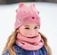 Бафф детский Buff KNITTED & FLEECE NECKWARMER FUNN Светло-розовый - миниатюра 4