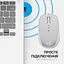 Мишка OfficePro M267G Silent Click Wireless Gray (M267G) - мініатюра 7