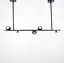 Видовжена підвісна люстра SIMPLE у чорному каркасі Line.F Довжина 100 см - мініатюра 5