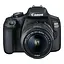 Зеркальный фотоаппарат Canon EOS 2000D kit (18-55 mm + 75-300 mm) black (2728C017) - миниатюра 2