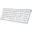 IClever BK23Bluetooth-клавіатура, бездротова клавіатура з 3 каналами Bluetooth, стабільне з'єднання, надтонка - мініатюра 1