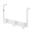 Дверний вішак Ardesto Minimalism на 3 гачка білий 30 x 3 x 20 см (ARHB3109W) - мініатюра 1