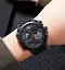 Часы мужские наручные спортивные Skmei 2202 (Черный силиконовый ремешок) - миниатюра 9