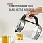 Tefal Электрочайник Glass Kettle 1.7л, стекло, с подсветкой, черно-серебряный - миниатюра 5