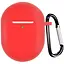 Чехол-накладка DK Silicone Candy Friendly с карабином для Xiaomi Redmi Buds 4 (red) - миниатюра 1