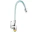 Змішувач для кухні Mixxus SOP4-045 з білим силіконовим виливом MI6488 Хром - мініатюра 1