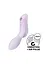 Вакуумний стимулятор клітора з вібрацією Satisfyer Curvy Trinity 2 бузковий - мініатюра 4