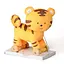 Игрушечный тигр на веревочке IK66 - миниатюра 1
