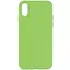 Чехол Silicone Case Full Protective AA No Logo для Apple iPhone XS Max 6.5 Мятный/Mint - миниатюра 1