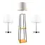 Комплект Sirius: Торшер FL 9107-ORW + 2 Настольные лампы B N6568/1T CH - миниатюра 1