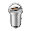 Автомобильное зарядное устройство HOCO NZ10 Handy PD45W+QC3.0 car charger Silver - миниатюра 5