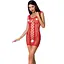 Откровенное платье-сетка Passion BS073 red One size - миниатюра 1