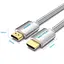 Кабель Vention HDMI M - M,15.0 м V2.0 4K обплетення Silver Metal Type - мініатюра 2