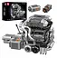 Конструктор двигатель Mould King Bugatti W16 Engine моторизованный для детей и взрослых 2024 деталей - миниатюра 1