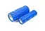 Масажний ролик EasyFit набір Grid Roller Double 33 см Синій (EF-7737s-3) - мініатюра 2