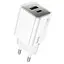 МЗП Hoco N46 Glorious PD20W+QC3.0 (1USB-A/1C) White - мініатюра 1