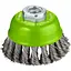 Щетка чашечная Bosch Professional нержавеющая 75 мм 0.5 мм M14 (2.608.622.060) - миниатюра 1