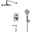 Душова система прихованого монтажу Koer KB-64008-01 KR3476, Хром - мініатюра 1