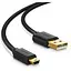 Кабель Ugreen US132 USB 2.0 A Male to Mini 5Pin Male 1 м чорний (10355) - мініатюра 1