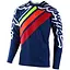 Велоджерси Troy Lee Designs Sprint Jersey Seca 2.0 Navy/Red XS (1106-324782001) - миниатюра 1