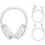 Накладные беспроводные наушники Baseus Encok Wireless headphone D02 Pro (NGTD01030) White - миниатюра 7