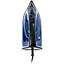 Утюг Holmer HIC-2640, Blue/Black, 2600W, керамика, паровой удар 140 г/мин, постоянная подача пара 40 г/мин, вертикальная отпарка, очистка от накипи - миниатюра 3