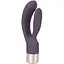 Вібратор-кролик Elegant Series Double Vibe 16 см фіолетовий - мініатюра 1