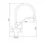 Змішувач для кухні Gappo з виходом для питної води, з гнучким виливом G4395-69 - мініатюра 6