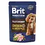 Вологий корм Brit Premium Fillets in Gravy Chicken & Green Peas для собак малих порід, філе в соусі з куркою та горошком, 85 г - мініатюра 6