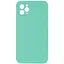 Чохол Epik Silicone Case Square Full Camera Protective AA NOLOGO для Apple iPhone 11 Pro 5.8 Бірюзовий/Turquoise - мініатюра 1