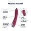 Вібратор Satisfyer Spinning Vibe 1 17.5 см бордовий - мініатюра 6