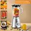 Блендер измельчитель стационарный Sokany SK-186 портативный блендер с чашей 1,5л - миниатюра 3