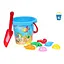 Игрушка "Набор песочный 1" ТехноК 3091TXK ведерко, 6 пасочек и лопатка Голубой - миниатюра 1
