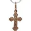 Золотой крестик Семейные драгоценности. Распятие Христа. 140211 - миниатюра 1