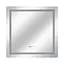 Дзеркало Qtap Mideya 800x800 з LED-підсвічуванням Touch, з антизапотіванням, з годинником, диммером яскравості QT2078NCF8080W - мініатюра 3
