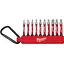 Набір біт Milwaukee SHOCKWAVE carabiner 2 (10 шт) 4xPH2, 4xPZ2, 1xTX20, 1xTX25 (4932492939) - мініатюра 1