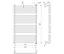 Водяной полотенцесушитель Mario Премиум Турин 900x530/500, Хром - миниатюра 2