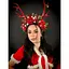 Рога Олень Christmas на обруче - миниатюра 1