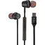 Наушники McDodo Stereo Earphone for Type-C (In-ear) HP-3490 черные - миниатюра 1