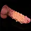 Фаллоимитатор Dual-Layered Silicone Nature Cock 10.5'' 27 см коричневый - миниатюра 3